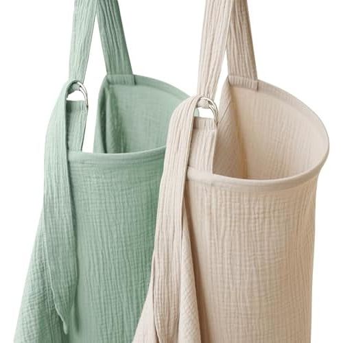 2 Pack Muslin Nursing Cover for Breastfeeding, Soft & Breathable 100% Cotton Breastfeeding Cover up