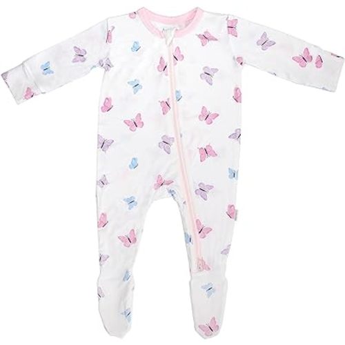 Amazon.com: Soft Baby Bamboo Viscose Footie Pajamas, Zipper Closure, 0-24 Months: Clothing, Shoes & Jewelry