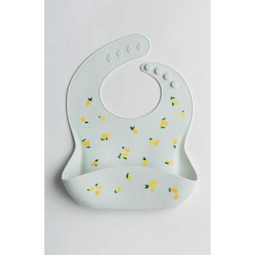 Silicone Bib Printed - Lemon – Loulou LOLLIPOP