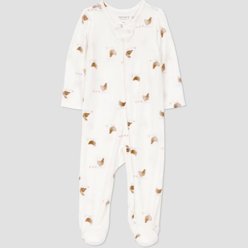 Carter's Just One You® Baby Girls' Chicken Comfy Soft Sleep N' Play - Ivory