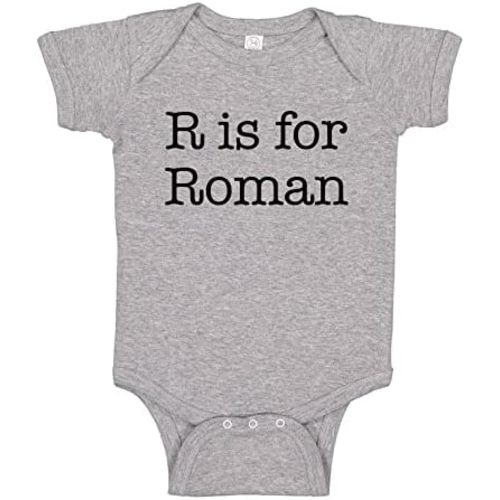 R is for Roman Baby Infant Bodysuit