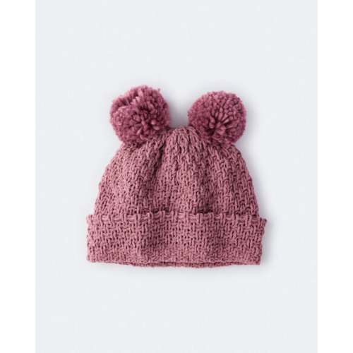 Toddler Girl Pom Pom Beanie - Burgundy - Otter Avenue | Carter's