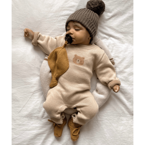 Luna + Luca Bear Jacquard Jumpsuit