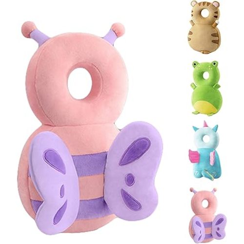Eurobuy Baby Head Protective Cushion, Toddler Baby Walker Head Protective Backpack Wear Toddler Safety Pad Head Back Protective Cushion