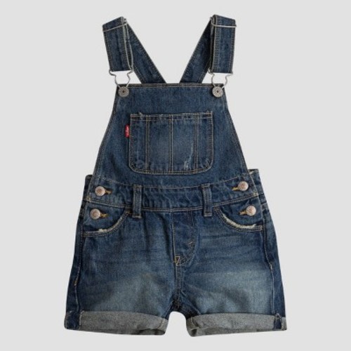 Levi's® Baby Girls' Denim Shortalls - Vintage Waters, Size: 6M