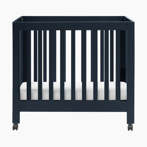 babyletto Origami Mini Crib - Navy