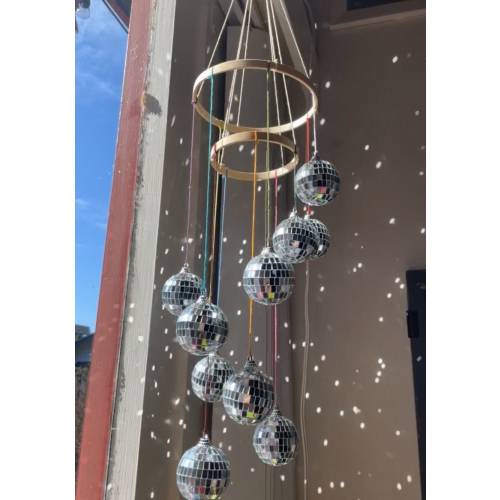 Handcrafted Disco Ball Chandeliers