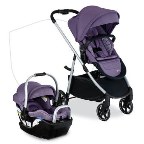 Britax Willow Grove SC Baby Travel System - Pindot Iris