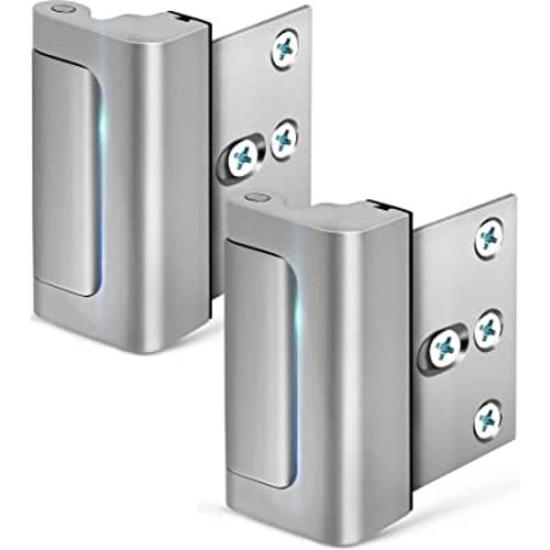 Home Security Door Reinforcement Lock Child proof High Security Door Lock Front Door Locks for Kids Safety Withstand 800lbs Door Latch Lock Christmas Gifts Stocking Stuffers for Men Women Adults Elder