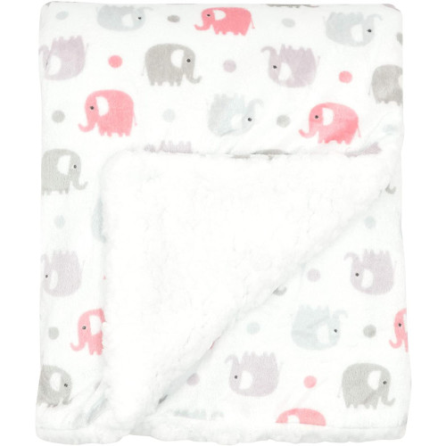 Baby Blanket Pink Elephant