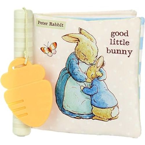 Beatrix Potter Peter Rabbit Soft Teether Book, 1 Count (Pack of 1)