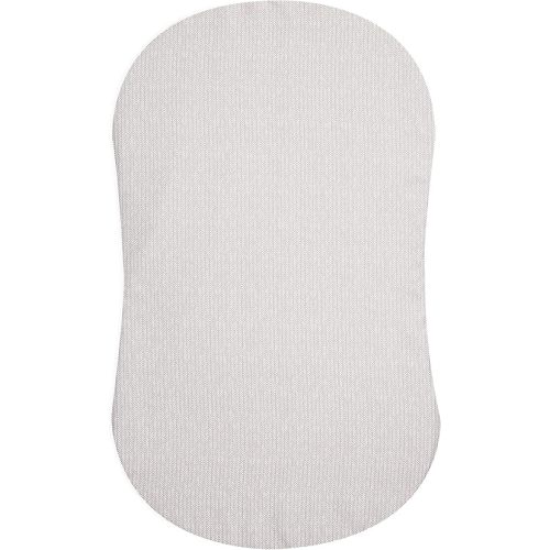 HALO Bassinest Fitted Sheet – Soft Fitted Bassinet Sheet for Baby – 30” x 16” Pre-Shrunk 100% Cotton Crib Sheet – Breathable Bedtime Sheet for Babies, Herringbone