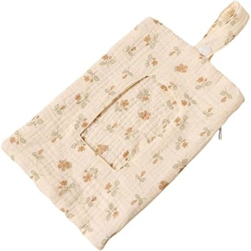 Baby Wipe Holder Portable Wipe Dispenser Strollers Storage Bag Container Double Layer Travel Carry Case for Diapers