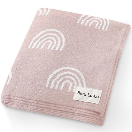 100% Luxury Cotton Soft Knit Swaddle Baby Blanket for Blanket for Newborns and Infants Boys and Girls