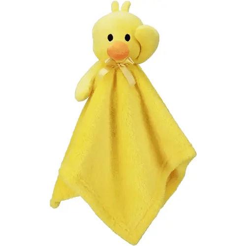 Pro Goleem Duck Security Blanket Soft Yellow Baby Lovey Unisex Lovie Baby Gifts for Newborn Toddler Snuggle Toy Stuffed Animal 16 Inch