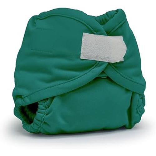 Rumparooz Newborn Cloth Diaper Cover Aplix, Peacock