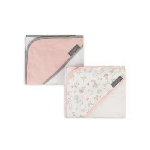 The Little Linen Co. Hooded Towel 2 Pack Harvest Bunny | Baby Bunting AU