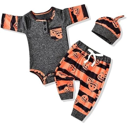 Aalizzwell Newborn Infant Baby Boys Fall Winter Outfit