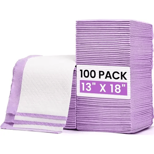 Baby Disposable Changing Pads 100 Pack Disposable Baby Underpads Ultra Soft Waterproof Diaper Changing Liners 13 x 18 in