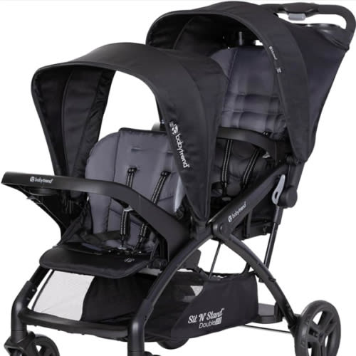 Baby Trend Sit N' Stand® Double 2.0 Stroller, Dash Black