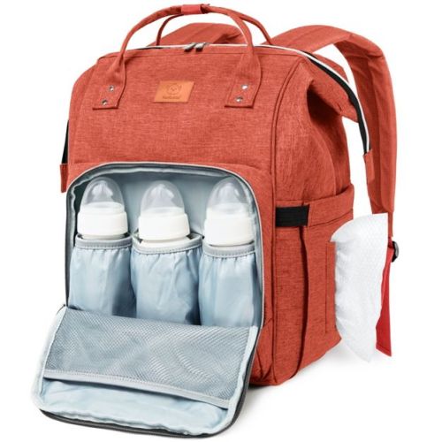 KeaBabies Original Diaper Bag Backpack, Multi Functional, Water-resistant, Large Baby Bags for Girls, Boys (Graphite)