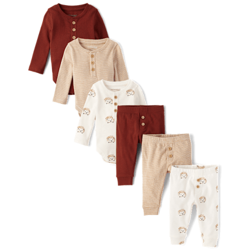 Baby Hedgehog 6-Piece Outfit Set - Homegrown by Gymboree - Multi