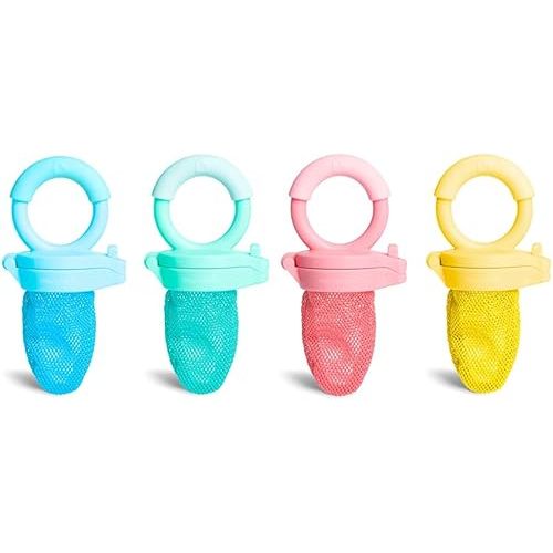 Munchkin Fresh Food Feeder, 4 Pack Blue/Green/Coral/Yellow
