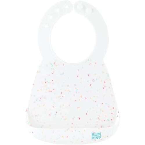 Bumkins Bibs, Silicone Bibs for Babies, Baby Bib for Girl or Boy, Silicone Pocket Bib, Baby and Toddler Bib for 6-24 Months, Baby Bib for Eating, Feeding Bib