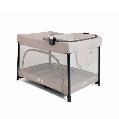 Sesame LX One-Hand Fold Playard with Bassinet & Folding Changer - Dove