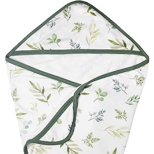 Copper Pearl Hooded Bath Towels Premium Knit/Terry Cloth Baby Towels with Hood, Pockets, and Cool Designs - Great to Gift and Make Bath Time Fun - Baby Bath Towel, Haven