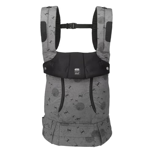 LÍLLÉbaby Complete All Seasons Ergonomic 6-in-1 Baby Carrier Newborn to Toddler - Lumbar Support - for Children 7-45 Pounds - 360 Degree Baby Wearing - Disney's Star Wars - Galactic Icons