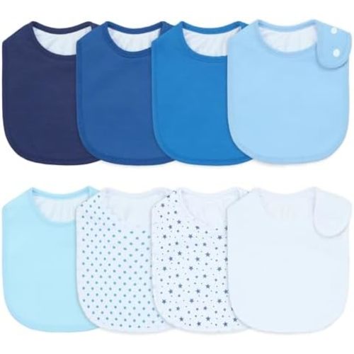 Waterproof Baby Bibs for Boys & Girls Soft and Absorbent Bandana Drool Bibs Set for Infant Newborn 0-12 Months