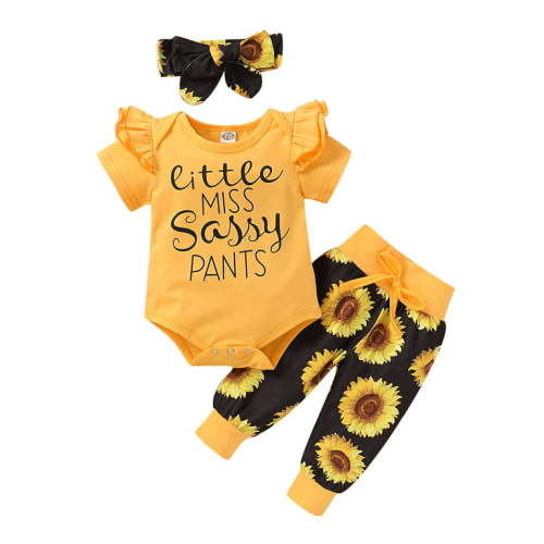 MINKIDFASHION T Shirt Long Pants Outfit Sets (Girls)