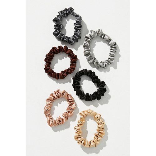 Satin Hair Ties, Set of 6