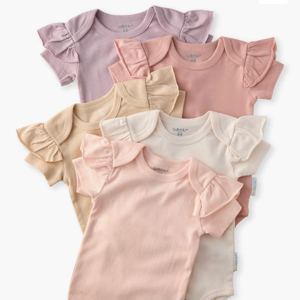 Rory Assorted 5-Pack Bodysuits, 3-6M