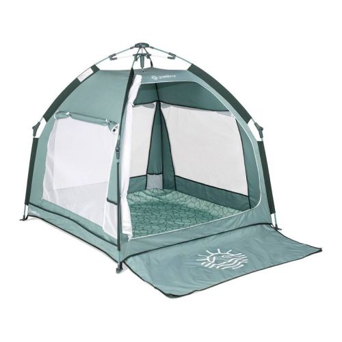 Baby Delight Go With Me Deluxe Playard Villa Tent - Green Garden