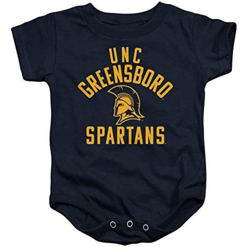 University of North Carolina at Greensboro Official One Color Uncg Logo Unisex Infant Snap Suit for Baby