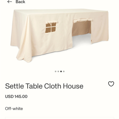 Settle Table Cloth House - Off-white | ferm LIVING – Ferm Living