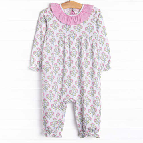 Pick Me Petals Long Romper, Pink – Stitchy Fish