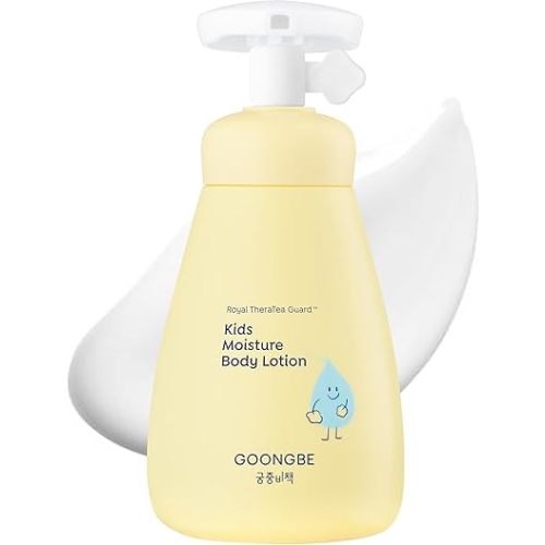 Kids' Moisture Body Lotion - Korean Kids Daily Body Moisturizer - Long Lasting 24hr Hydrating Cream Type Lotion with Cica and Squalane - Allergen Free Scent, 2.7 fl.oz.