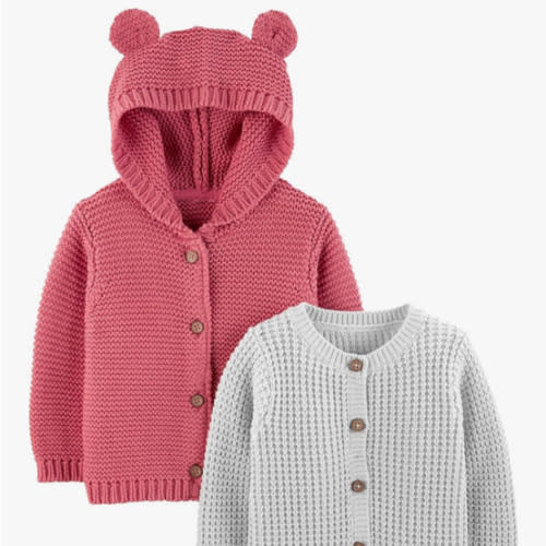 Simple Joys by Carter's Baby 2-Pack Neutral Knit Cardigan Sweaters