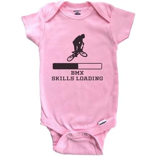 Really Awesome Shirts BMX Skills Loading Funny Extreme Sports Humor Baby Bodysuit (100% Cotton)