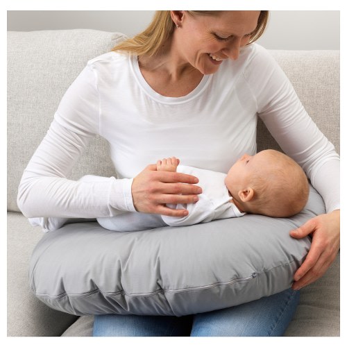 Nursing pillow - gray 60x50x18 cm (23 5/8x19 5/8x7 1/8 ")