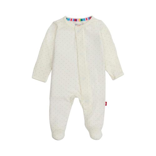 Magnetic Me Girls Modal Magnetic Baby Footie Pajamas | Silky Soft Modal Fabric | Baby Sleepers Available Sizes PRE - 24M