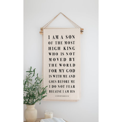 Hanging Scroll Banner | I Am A Son