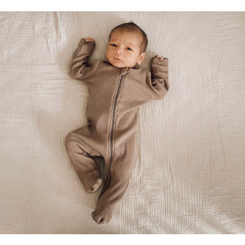 ribbed footed pajamas
