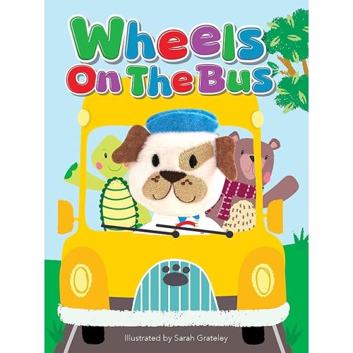 Wheels on the Bus - Finger Puppet Board Book - Novelty Board Book (Finger Puppet Storybooks for Babies & Toddlers) Board book – September 14, 2020