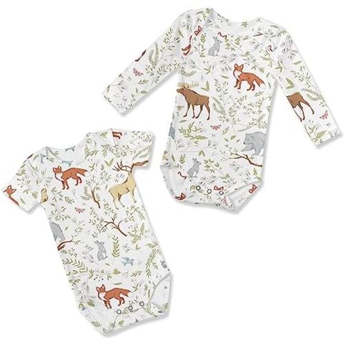 Sweet Jojo Designs Baby Clothes Bodysuit Short Long Sleeve Newborn Infant Bodysuits
