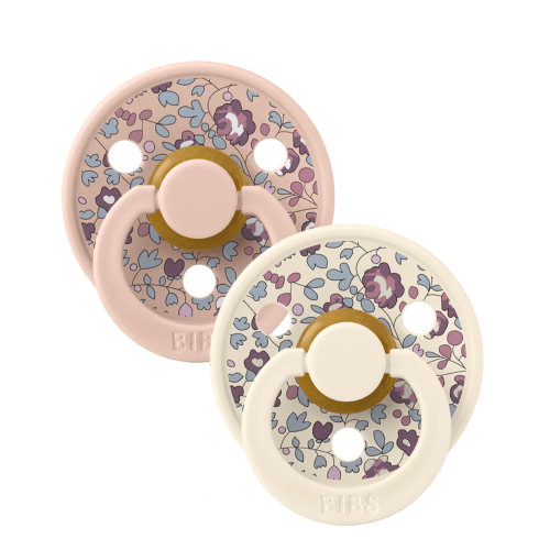 6-18M Pacifier, BIBS x LIBERTY Colour 2 Pack Eloise - Blush Mix