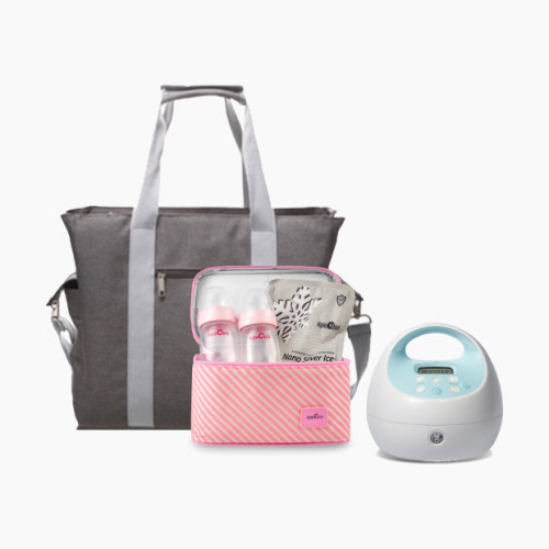 Spectra S1 Plus Electric Breast Pump with Tote Bag and Accessories